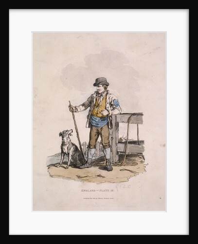 A drover and his dog, Provincial Characters by Anonymous