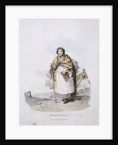 A market woman, Provincial Characters by Anonymous