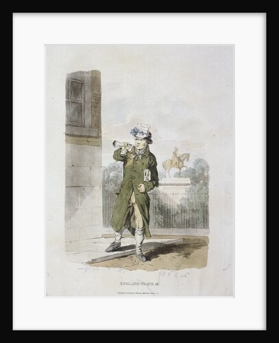 A newsman, Provincial Characters by Anonymous