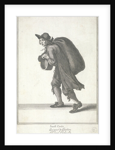Small Coale, Cries of London, (c1688?) by Pierce Tempest