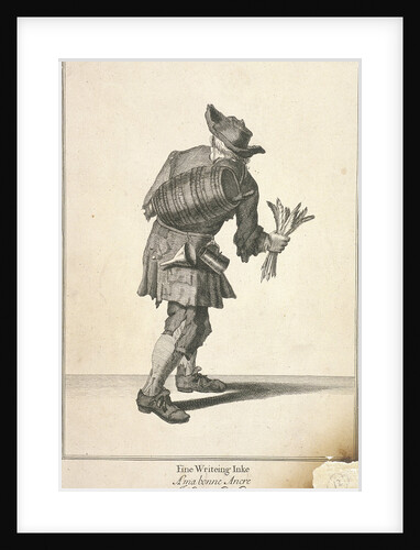 Fine Writeing Inke, Cries of London, (c1688?) by Pierce Tempest