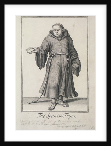 The Spanish Fryar, Cries of London, (c1688?) by Pierce Tempest