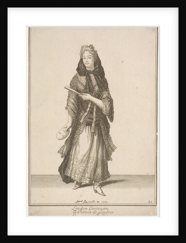 London Curtezan, Cries of London, (c1688?) by Pierce Tempest