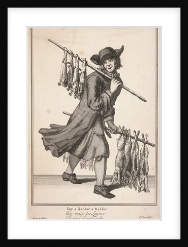 Buy a Rabbet a Rabbet, Cries of London, (c1688?) by Pierce Tempest