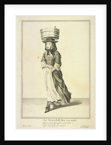 Any Kitchin Stuffe have you maids, Cries of London, (c1688?) by Pierce Tempest
