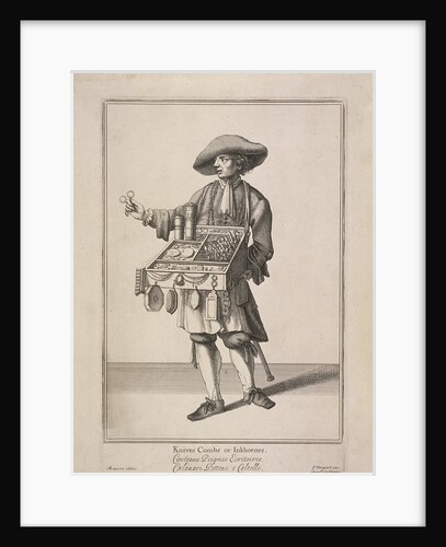 Knives Combs or Inkhornes, Cries of London, (c1688?) by Pierce Tempest