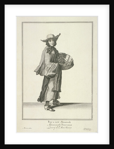 Buy a new Almanack, Cries of London, (c1688?) by Pierce Tempest