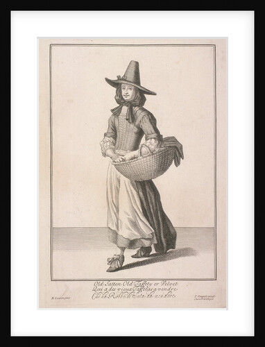 Old Satten Old Taffety or Velvet, Cries of London, (c1688?) by Pierce Tempest