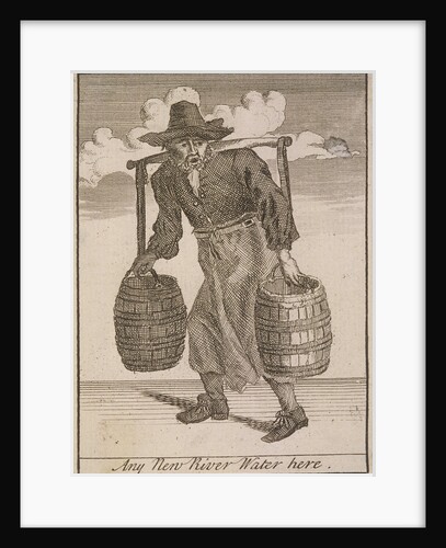 Any New River Water here, Cries of London, (c1688?) by Anonymous