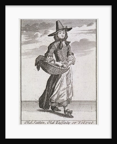 Old Sattin, Old Taffaty or Velvet, Cries of London, (c1688?) by Anonymous