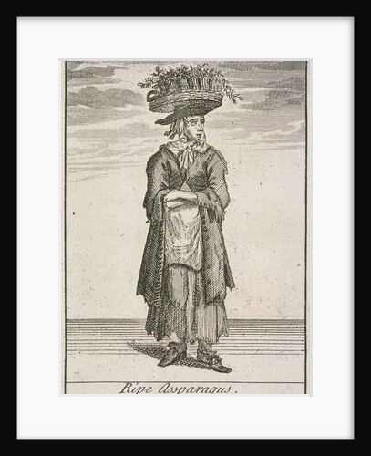 Ripe Assparagus, Cries of London, (c1688?) by Anonymous