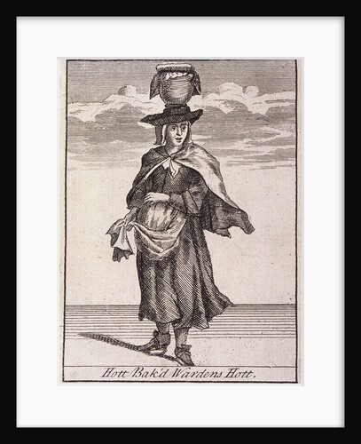 Hott Bak'd Wardens Hott, Cries of London, (c1688?) by Anonymous