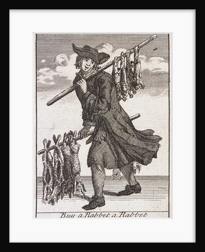 Buy a Rabbet a Rabbet, Cries of London, (c1688?) by Anonymous