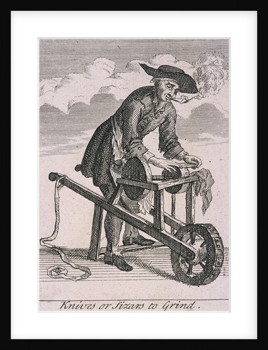 Knives or Sizars to Grind, Cries of London, (c1688?) by Anonymous