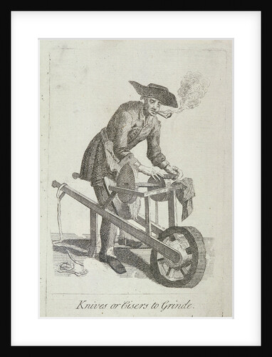 Knives or Cisers to Grind, Cries of London, (c1688?) by Anonymous