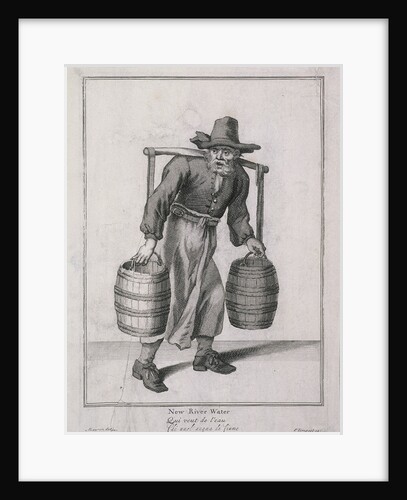 New River Water, Cries of London, (c1688?) by Anonymous