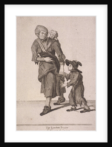 The London Beggar, Cries of London, (c1688?) by Anonymous