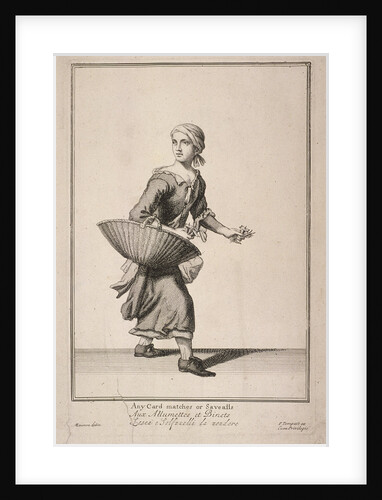 Any Card matches or Savealls, from Cries of London, (c1688?) by Anonymous