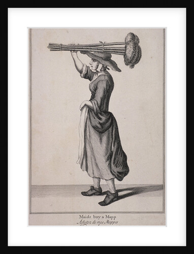 Maids buy a Mapp, Cries of London, (c1688?) by Anonymous