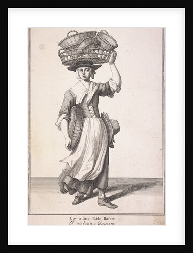Buy a fine Table Basket, Cries of London, (1688?) by Anonymous
