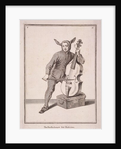 The Bartholomew fair Musician, Cries of London, (1688?) by Anonymous