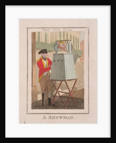 A Showman, Cries of London by Anonymous