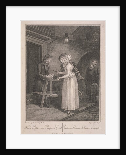 Knives Scissars and Razors to Grind, Cries of London by Vogel