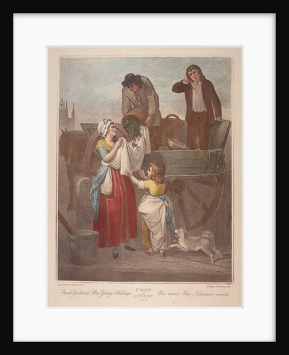 Fresh Gathered Peas Young Hastings, Cries of London by Anonymous