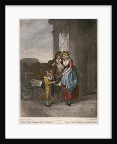 Round & Sound Fivepence a Pound Duke Cherries, Cries of London by Anonymous