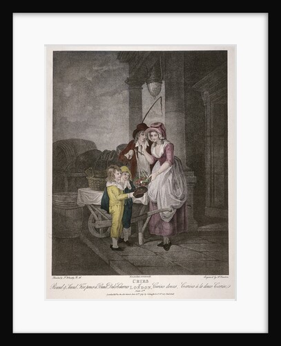 Round & Sound Fivepence a Pound Duke Cherries, Cries of London by Antoine Cardon