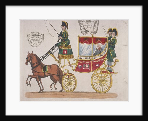 Sheriff in his state carriage during the Lord Mayor's Procession by Anonymous