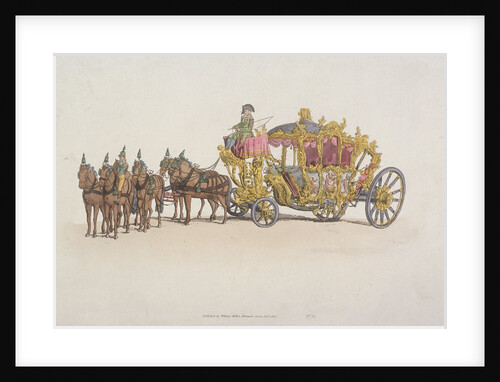 Lord Mayor's Coach pulled by a team of six horses by Anonymous