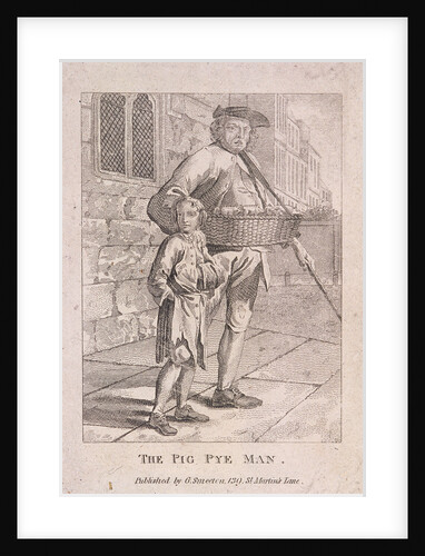 Pig pie seller by Anonymous