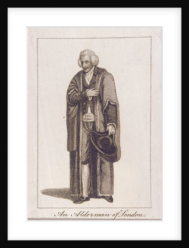An Alderman of the City of London in civic costume by Anonymous