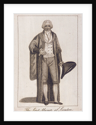 Lord Mayor of London in civic costume by Anonymous