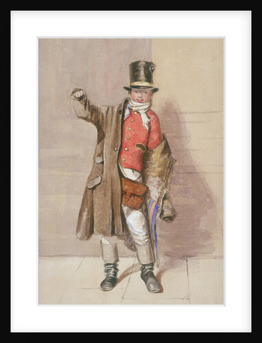 View of a letter carrier by Anonymous