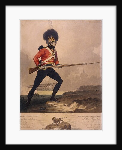 Soldier of the third regiment of the Loyal London Volunteers by Anonymous