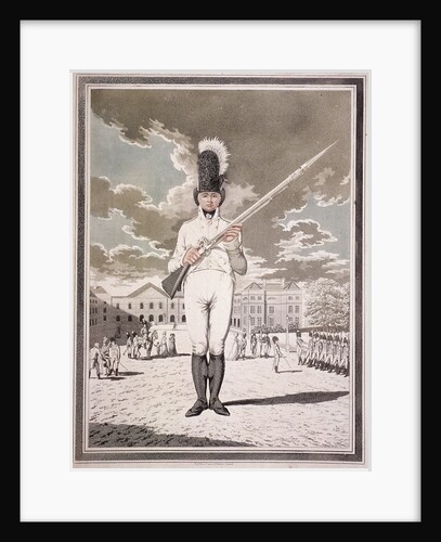 Military figure in the uniform of the Bloomsbury and Inns of Court Association by Anonymous