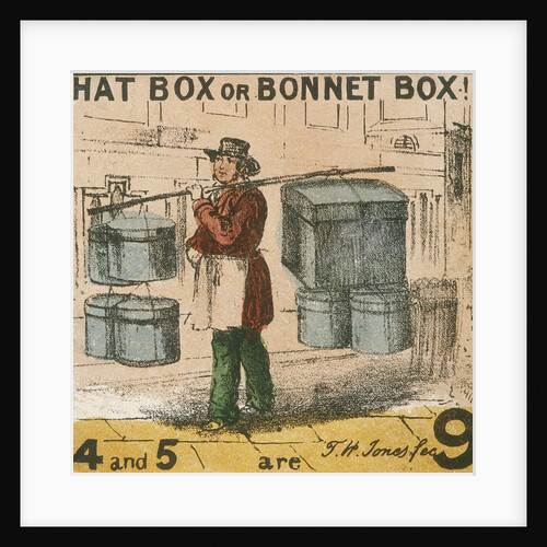 Hat Box or Bonnet Box!, Cries of London by TH Jones