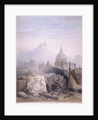 Montage of images with St Pauls by Jules Louis Arnout