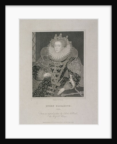Queen Elizabeth I with an ermine by TA Dean