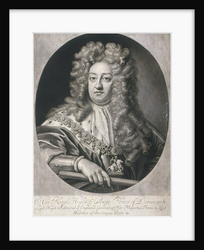 Oval portrait of George, Prince of Denmark by Joseph Smith