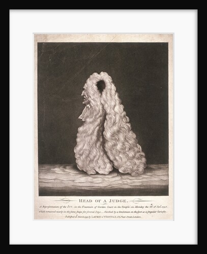 Head of a judge... by Anonymous