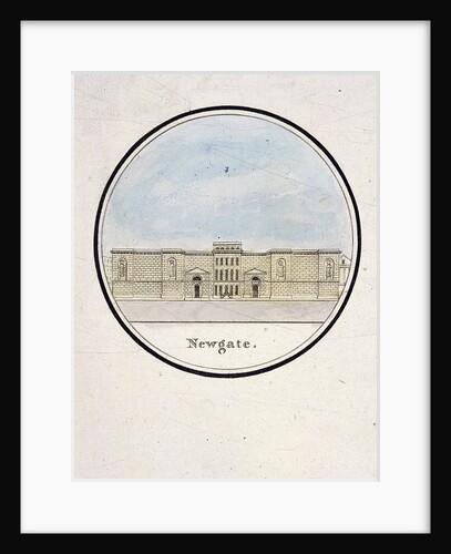 View of Newgate Prison, Old Bailey, London by Anonymous