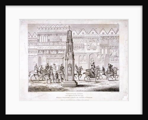 View of Cheapside Cross, London by Anonymous