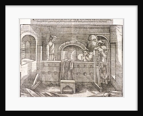 Interior view of St Paul's Cathedral when Richard Hunne was hanged, London by Anonymous