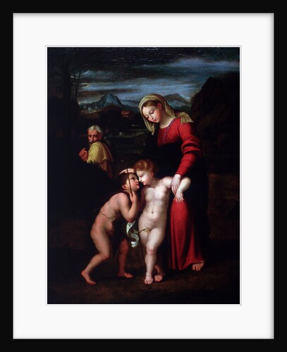 Holy Family'. by Anonymous