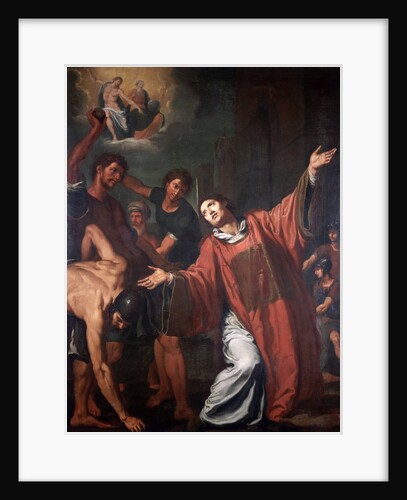 The stoning of St Stephen' by Anonymous