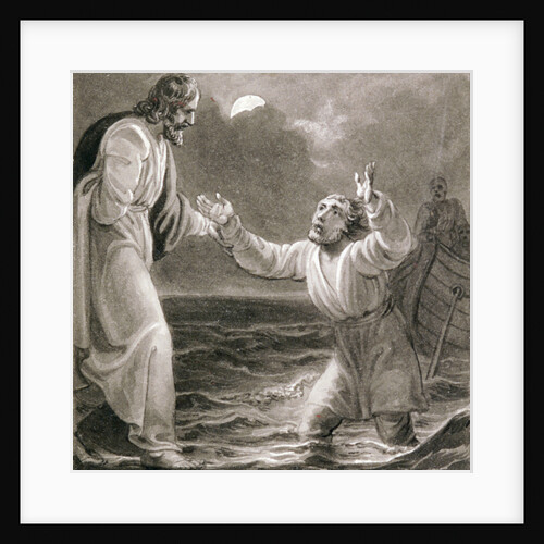Christ Walking on the Water by Henry Corbould
