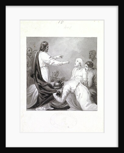Christ healing a sick man by Henry Corbould